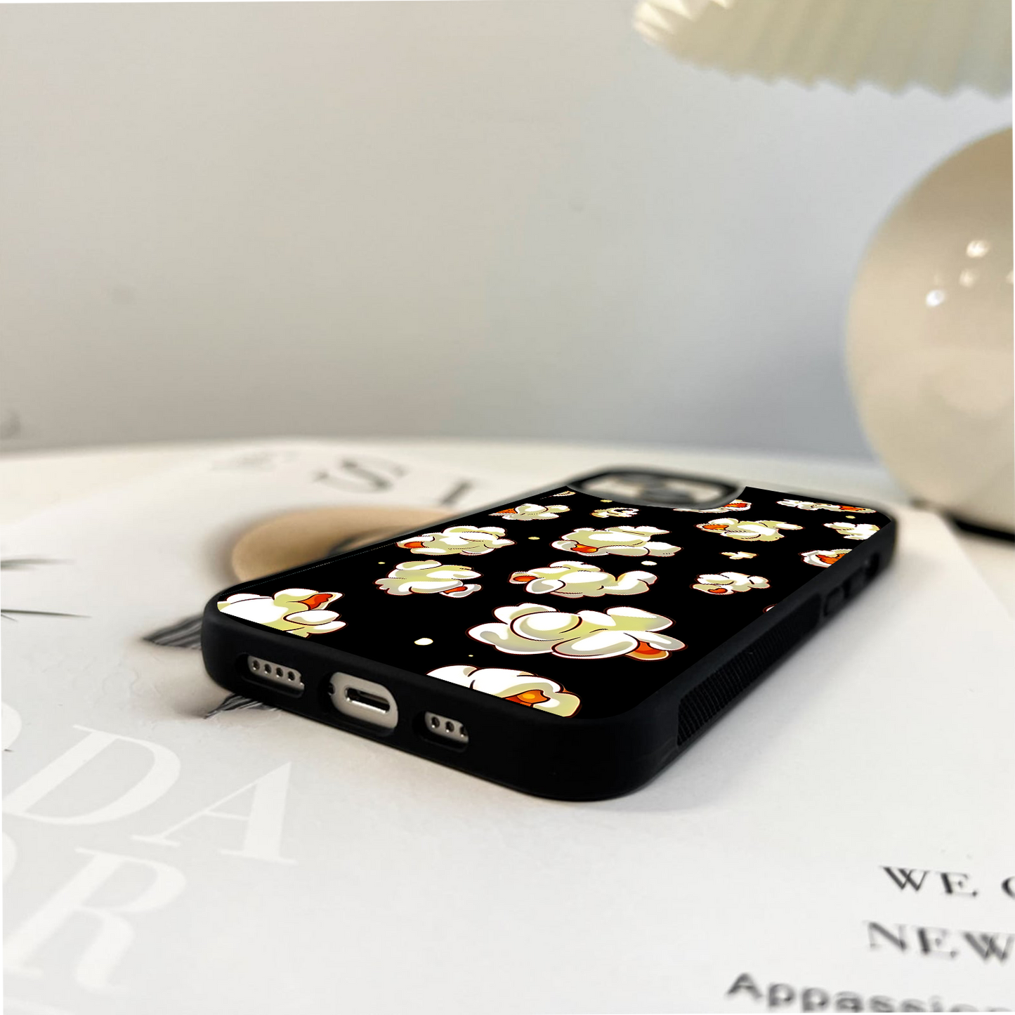 Popcorn Pattern Glass Case