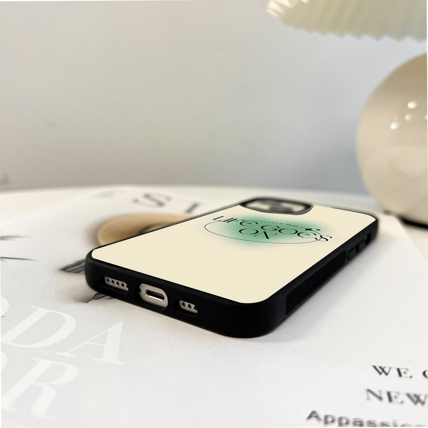 Life Goes On Quotes Glass Case