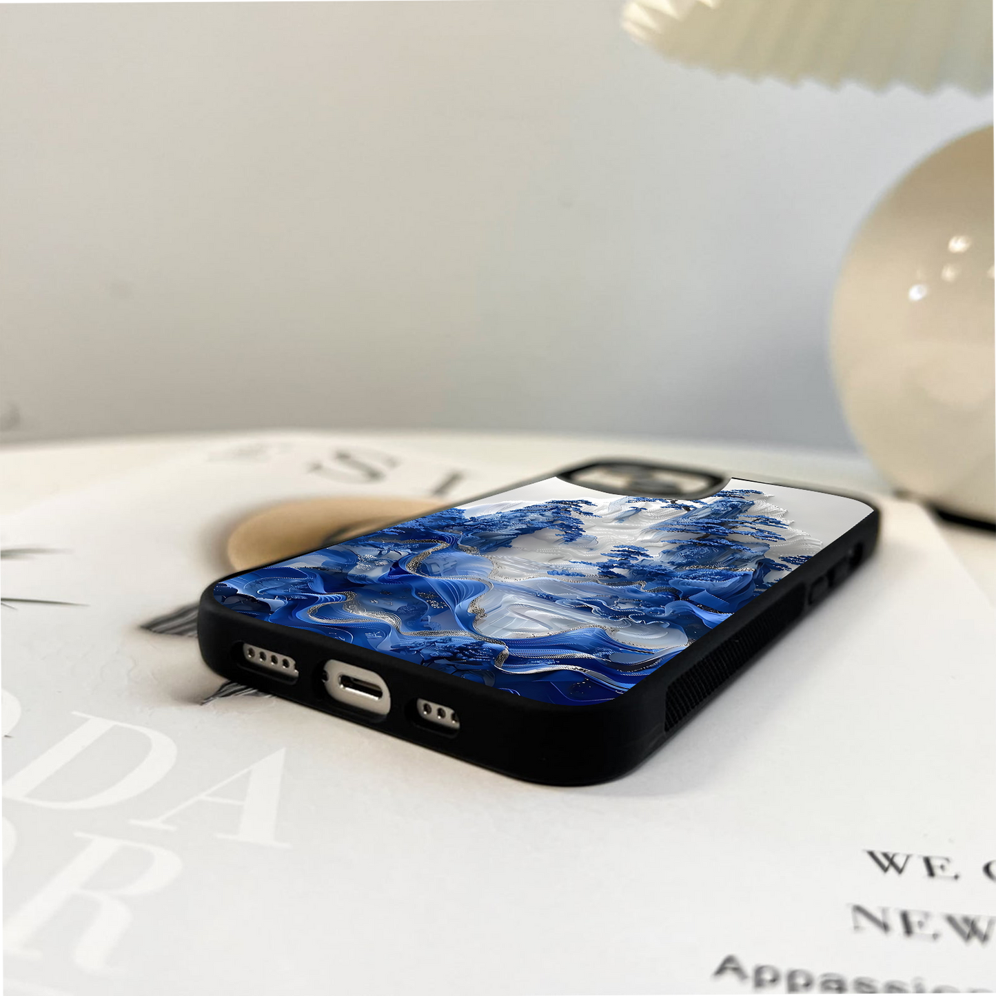 Ice Slope Calm Glass Case