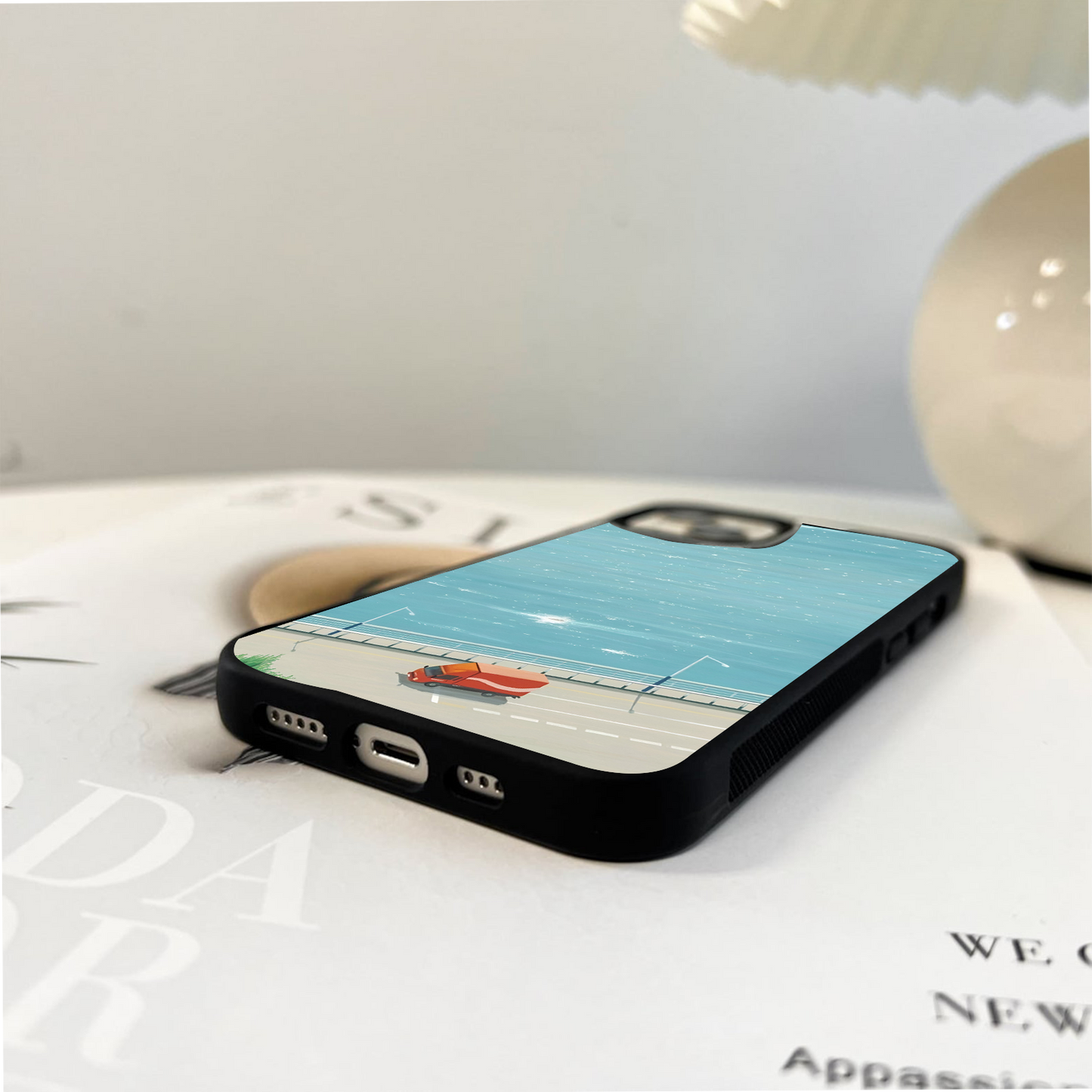 Ocean Drive Vibe Glass Case