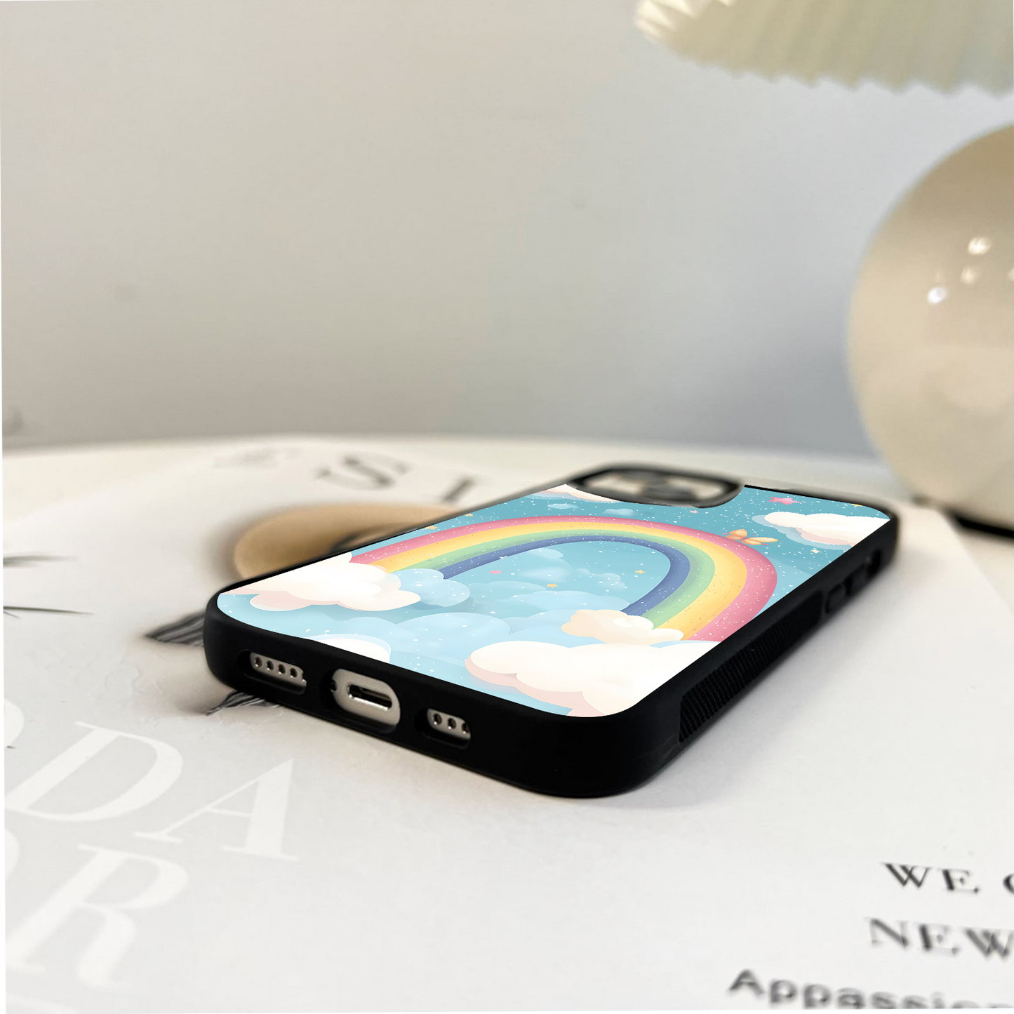 Rainbow Cloud Magic Glass Case