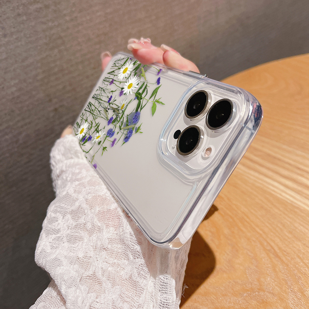 Spring Meadow Bloom Clear Silicon Cover