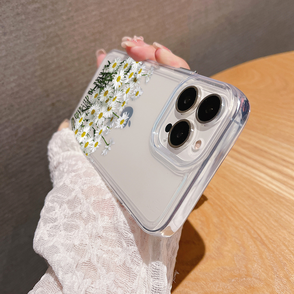 Daisy Garden Clear Silicon Cover