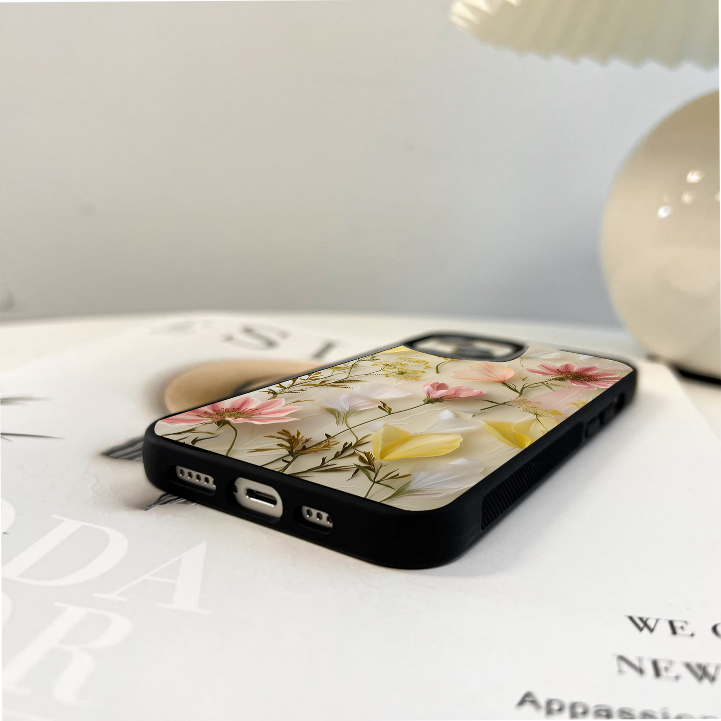 Whispering Petal Harmony Glass Case