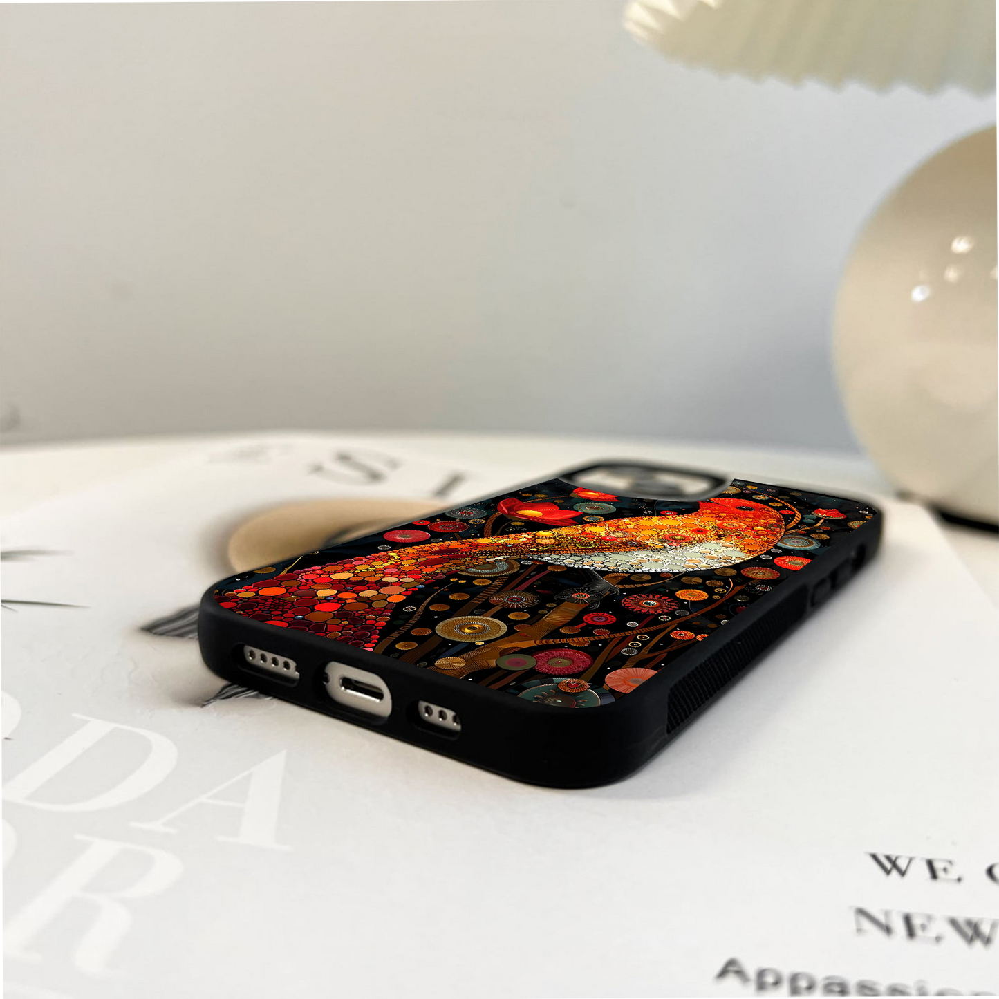 Mosaic Ember Wings Glass Case