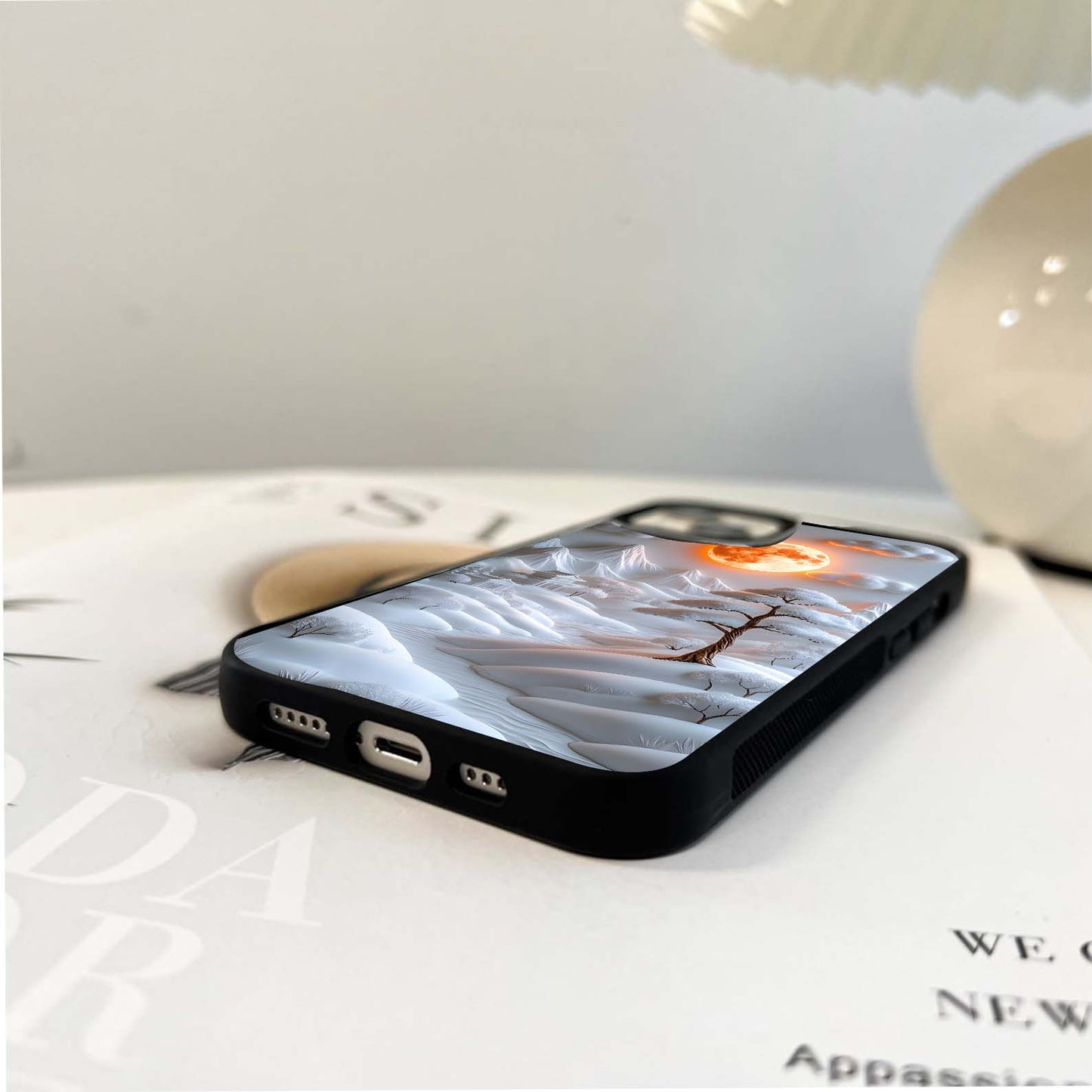 Moonlit Zen Valley Glass Case