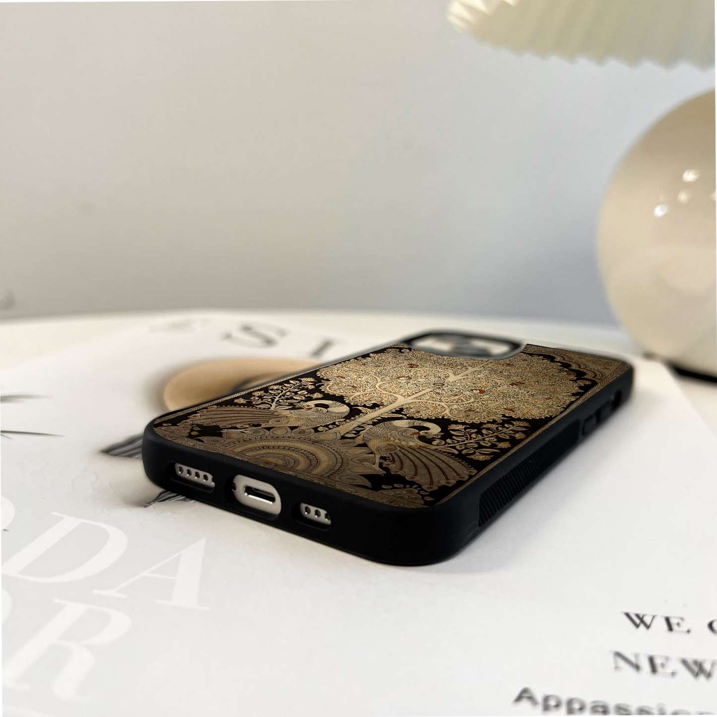 Eternal Tree Birds Glass Case