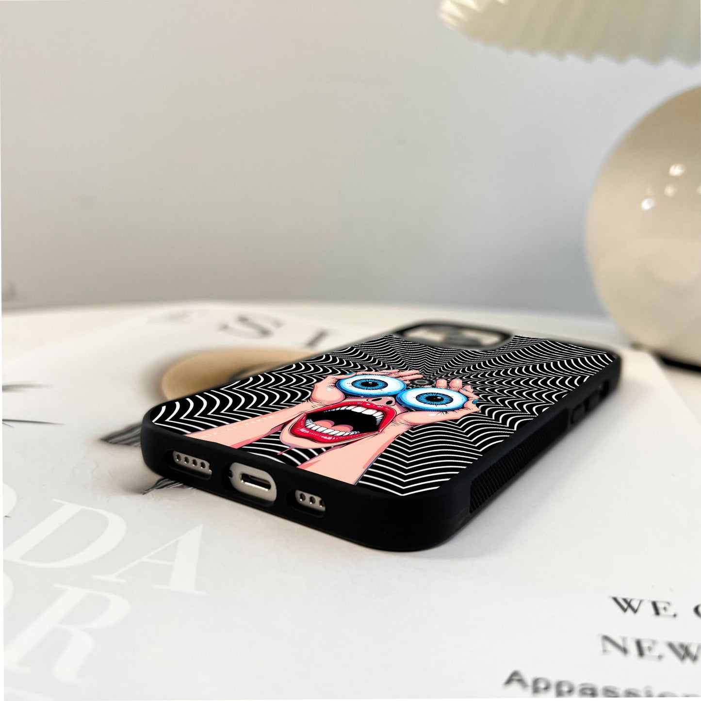 Hypnotic Eye Scream Glass Case