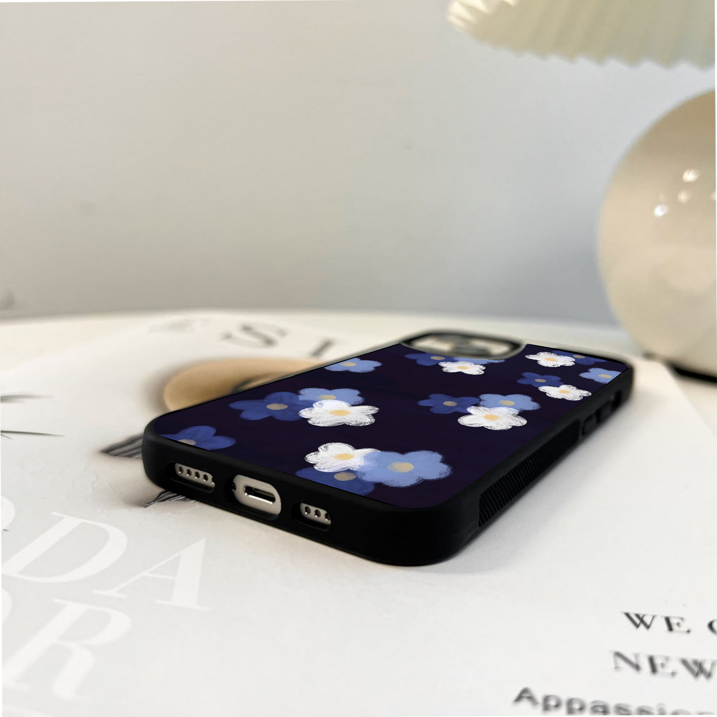 Velvet Petal Symphony Glass Case