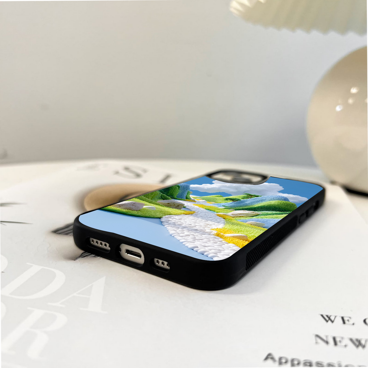 Fluffy Path Vibes Glass Case