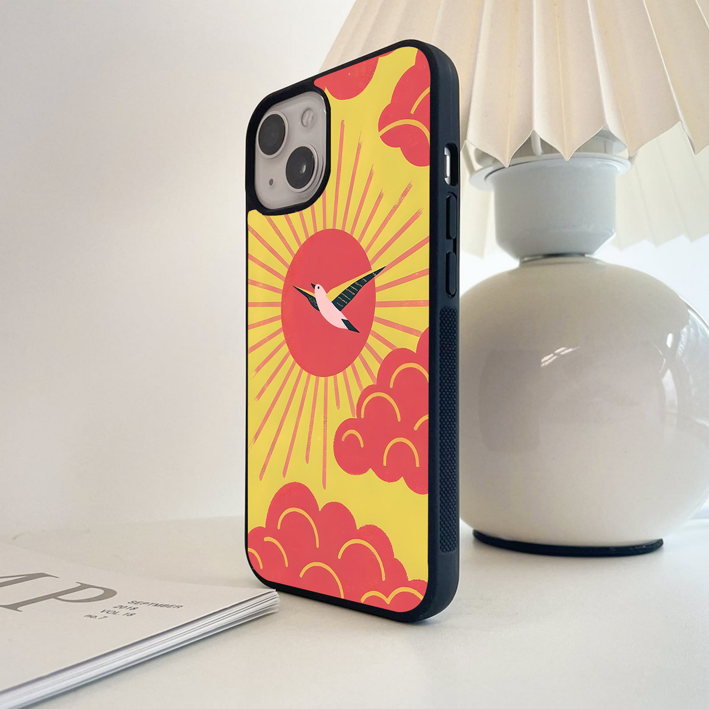 Radiance Above Clouds Glass Case