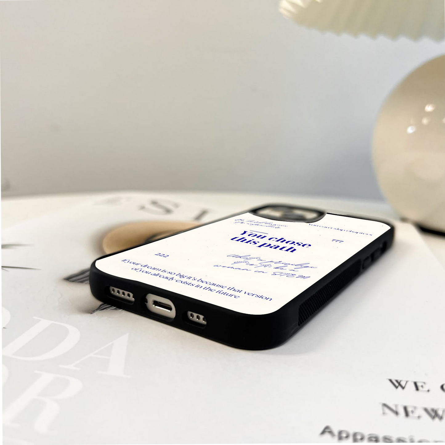 Path Chosen Strength Glass Case