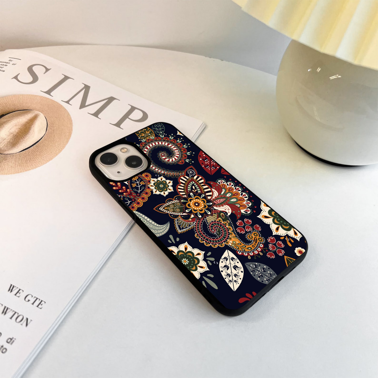 Royal Folklore Design Glass Case