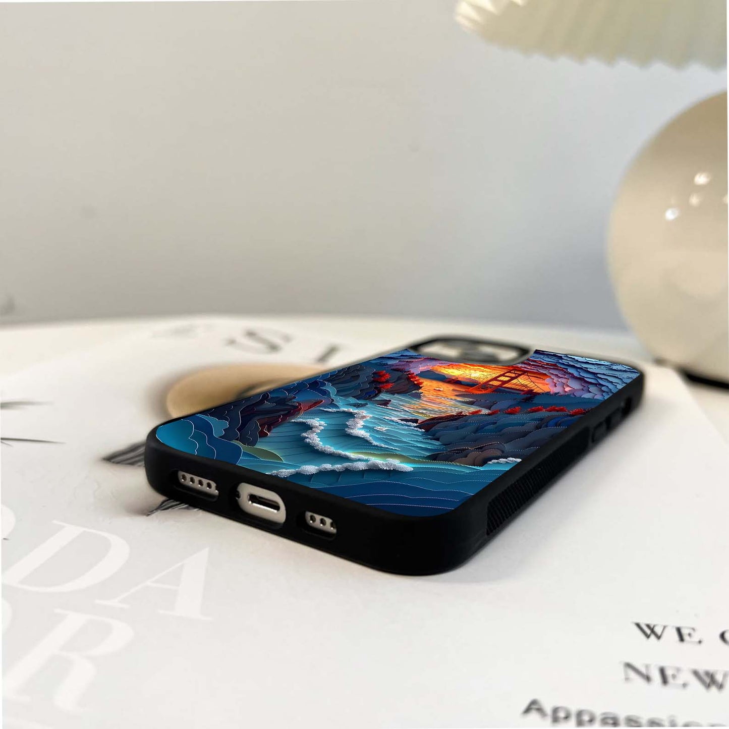 Sunset Gateway Voyage Glass Case