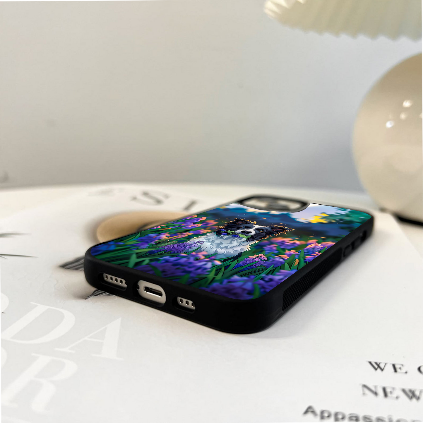 Flower Field Friend Glass Case