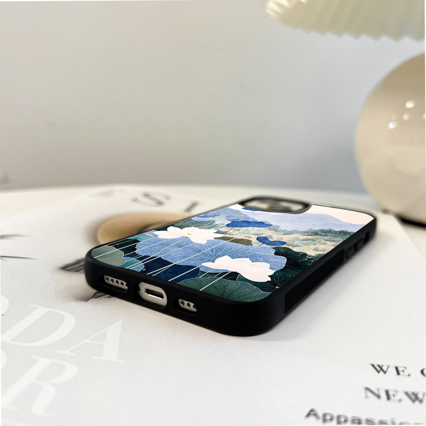 Whispers Among Petals Glass Case