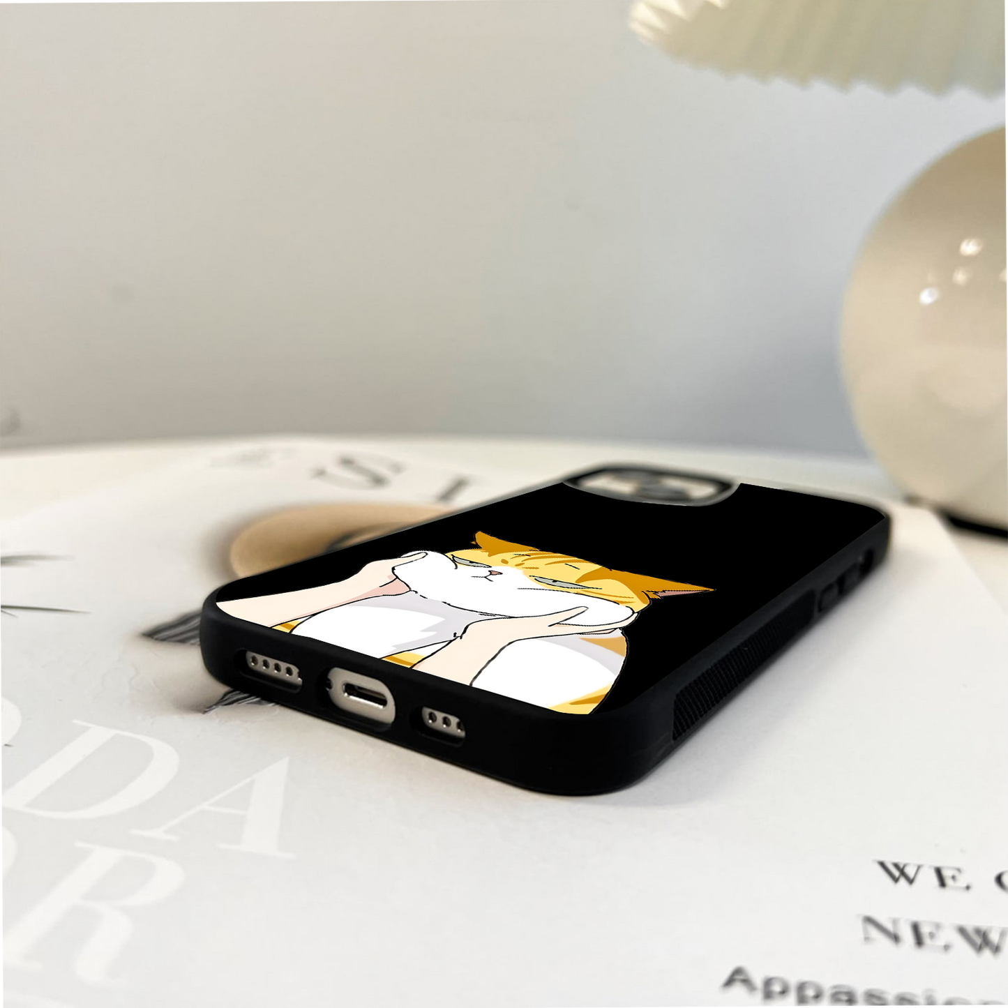 Squishy Grumpy Cat Glass Case