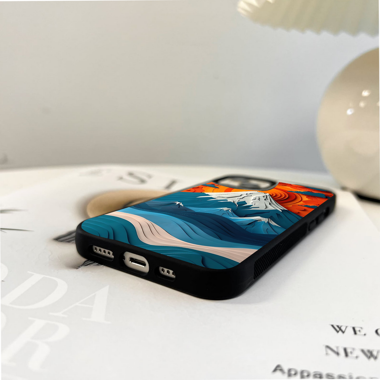 Volcanic Dreamscape Rise Glass Case