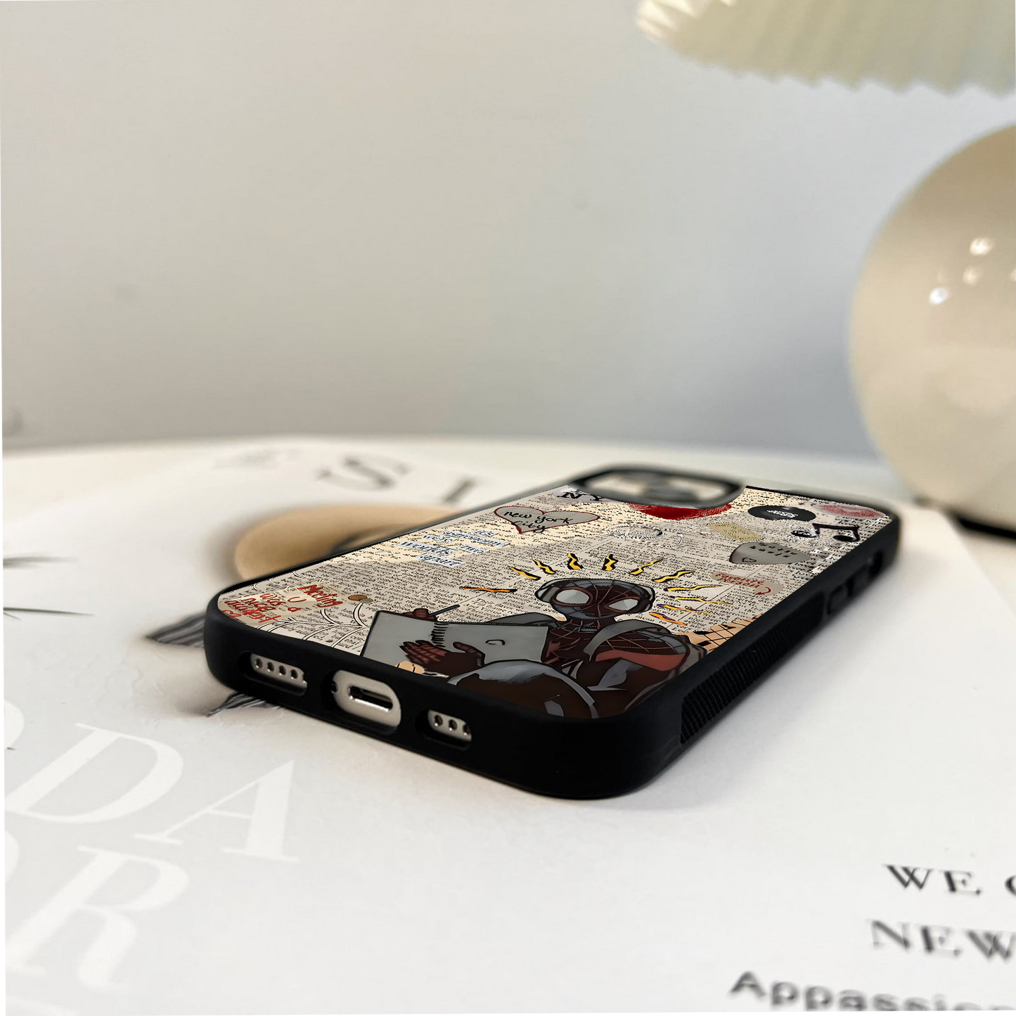 City Dream Sketch Glass Case