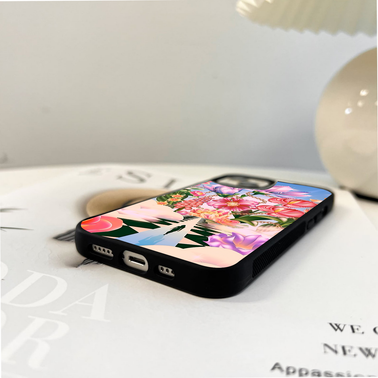 Heavenly Aura Bloom Glass Case