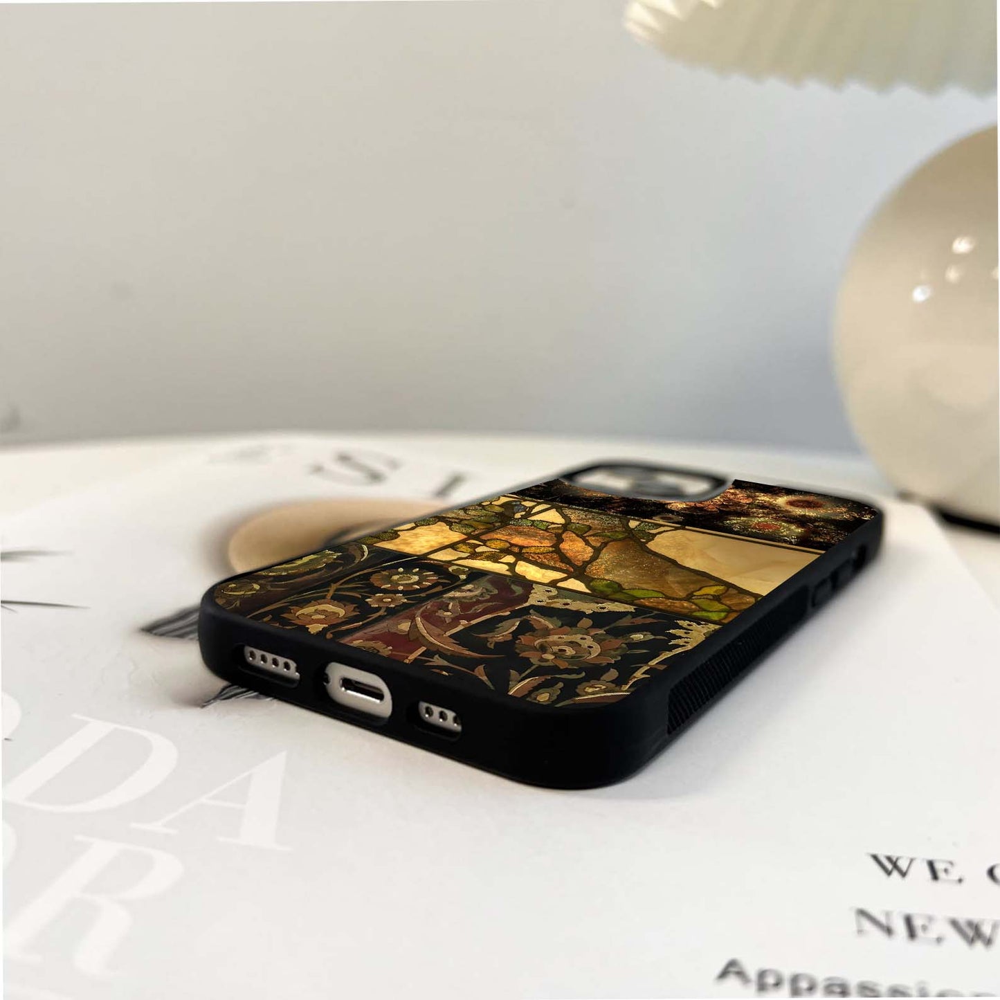 Vintage Bloom Glass Case