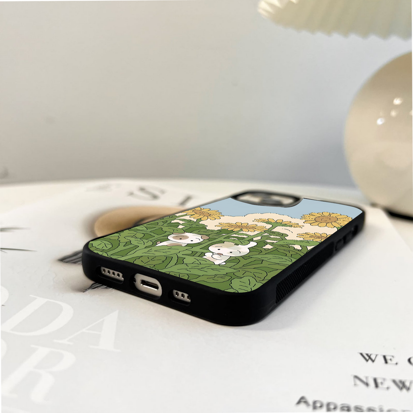 Petal Friends Mood Glass Case