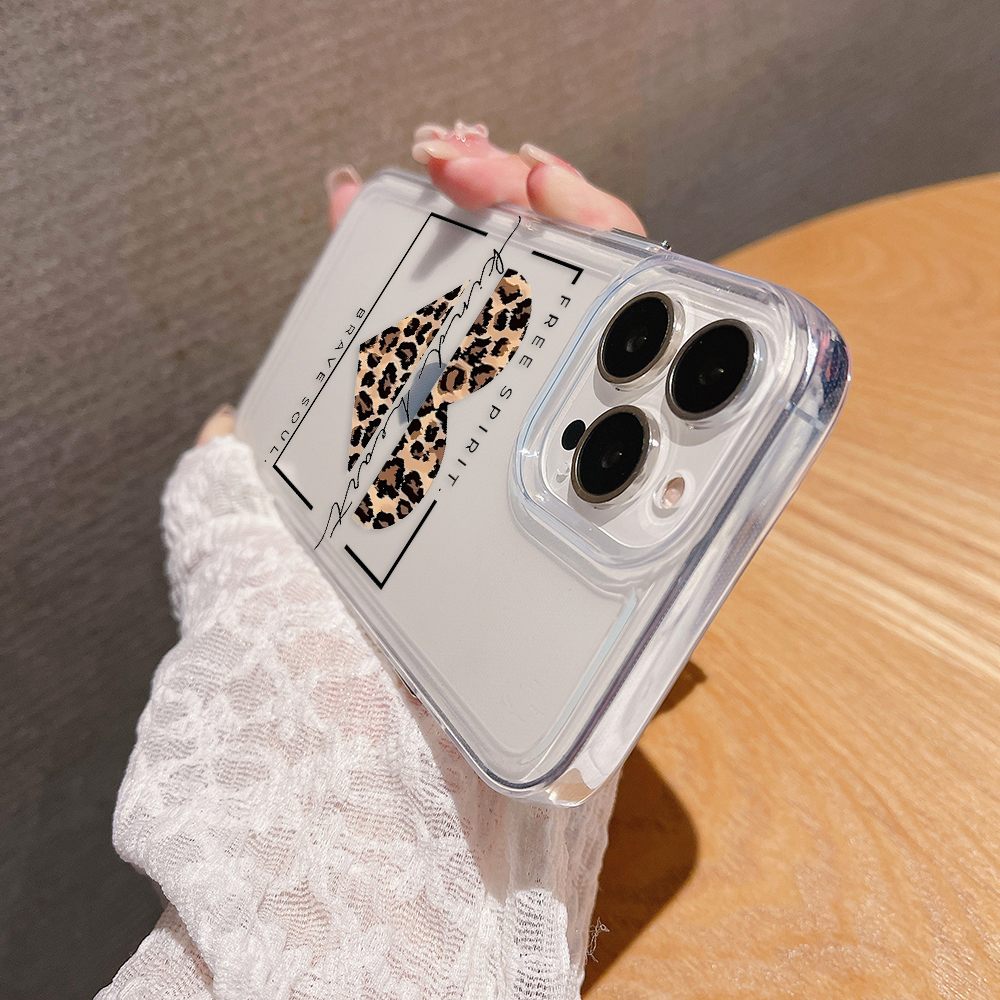 Custom Name Heart Clear Silicon Case