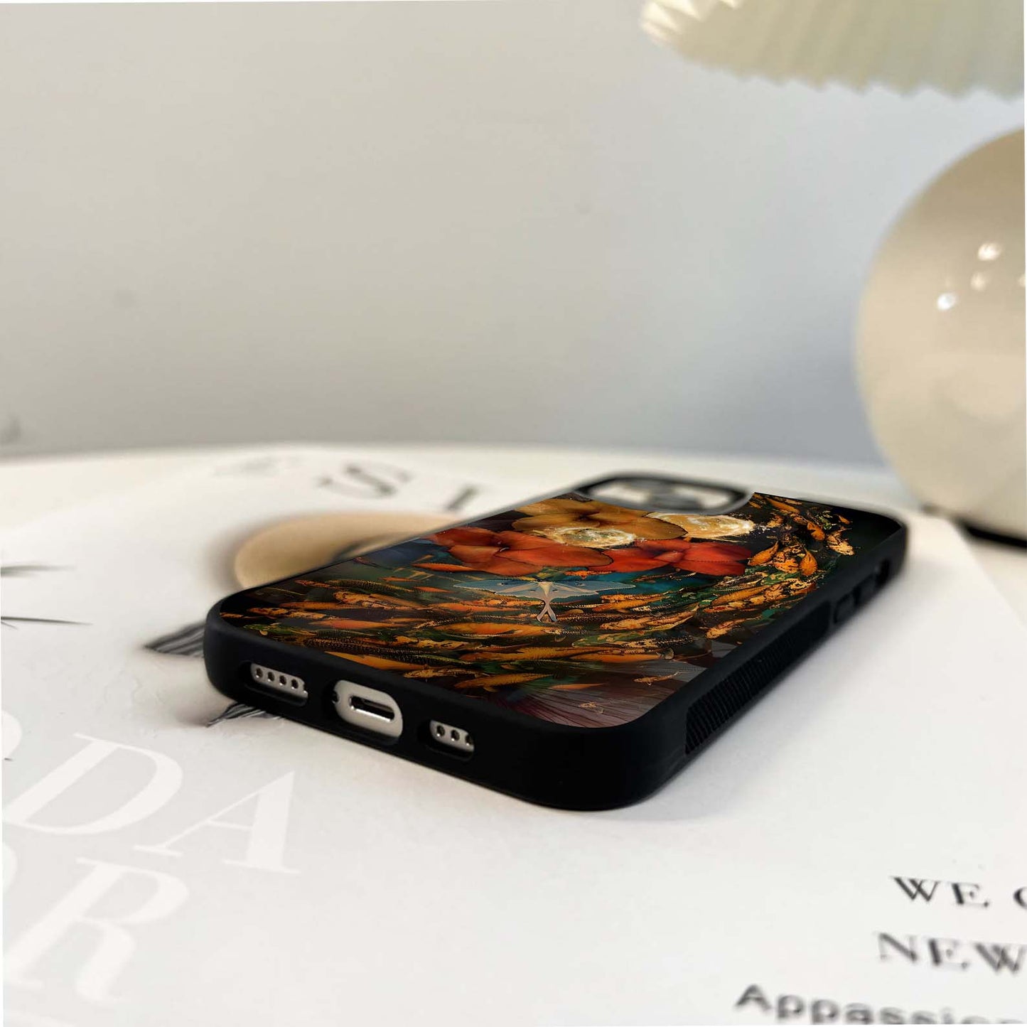 Golden Bloom Swir Glass Case