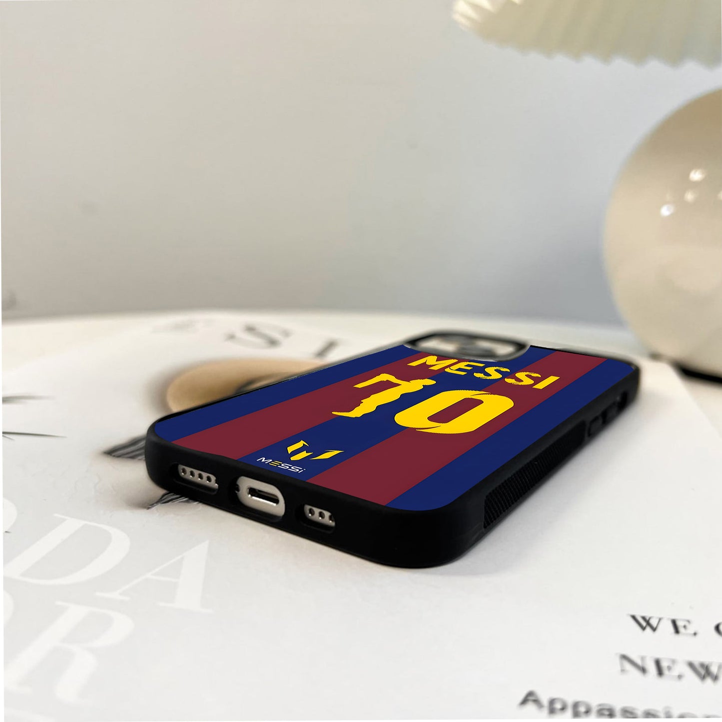 Messi Barcelona Number Ten Glass Case