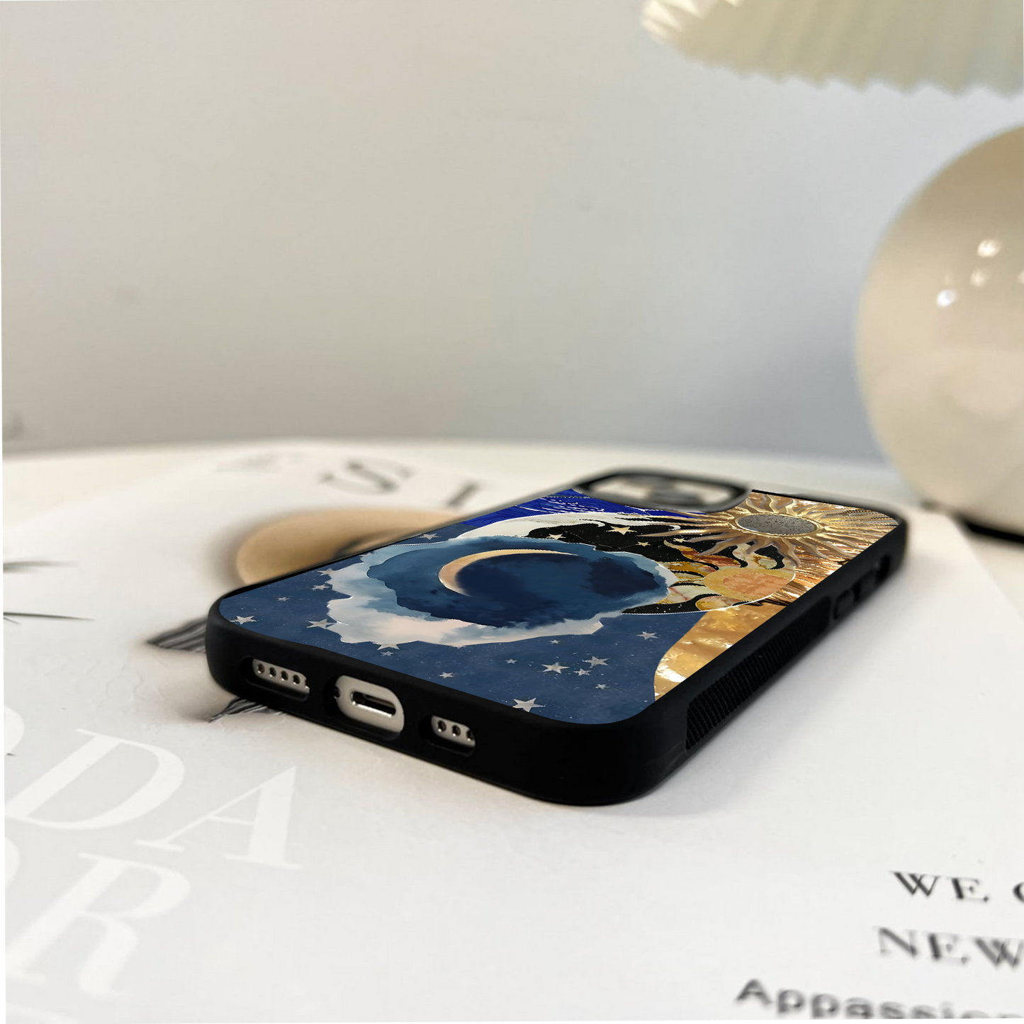 Golden Sun Harmony Glass Case