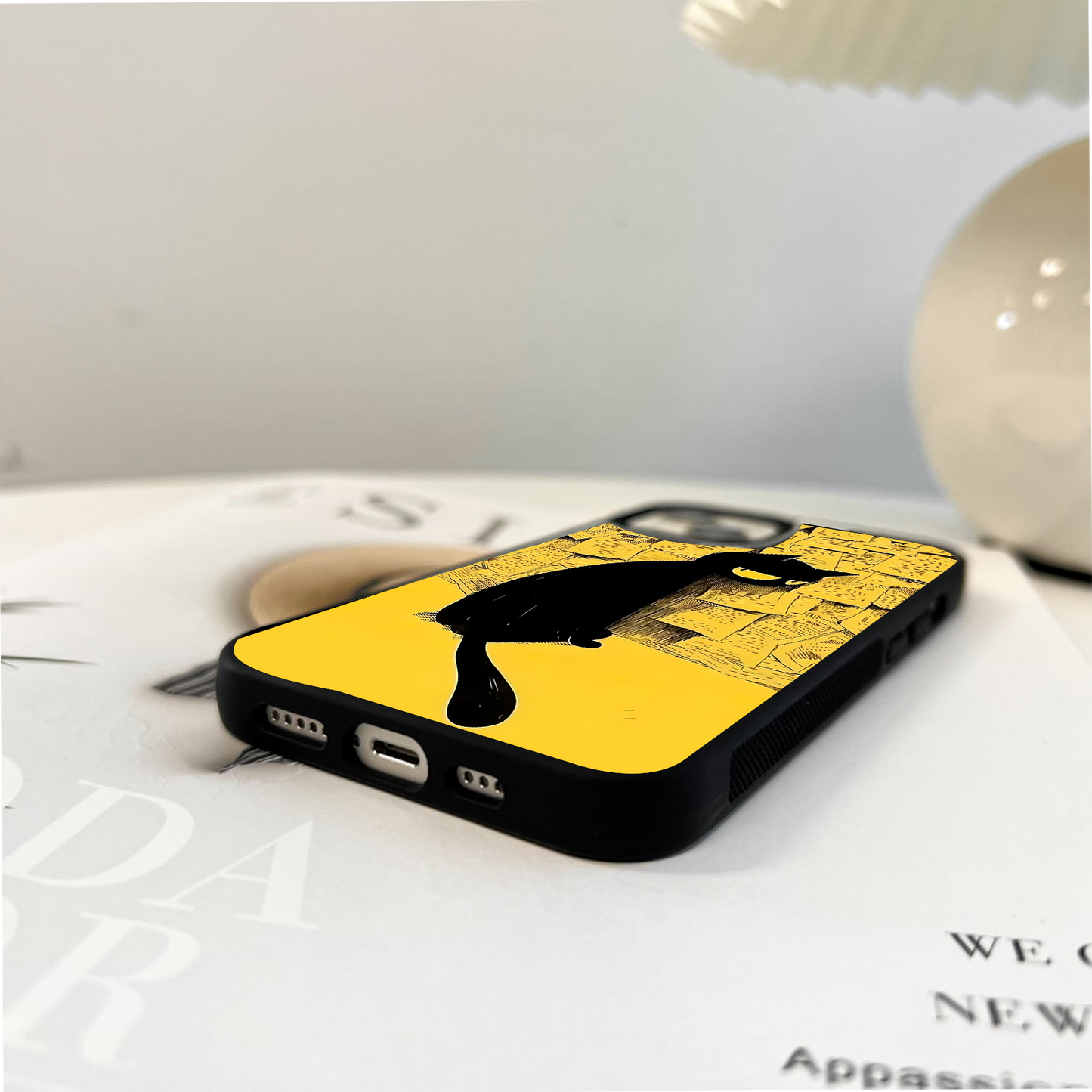 Paperwork Panic Cat Glass Case