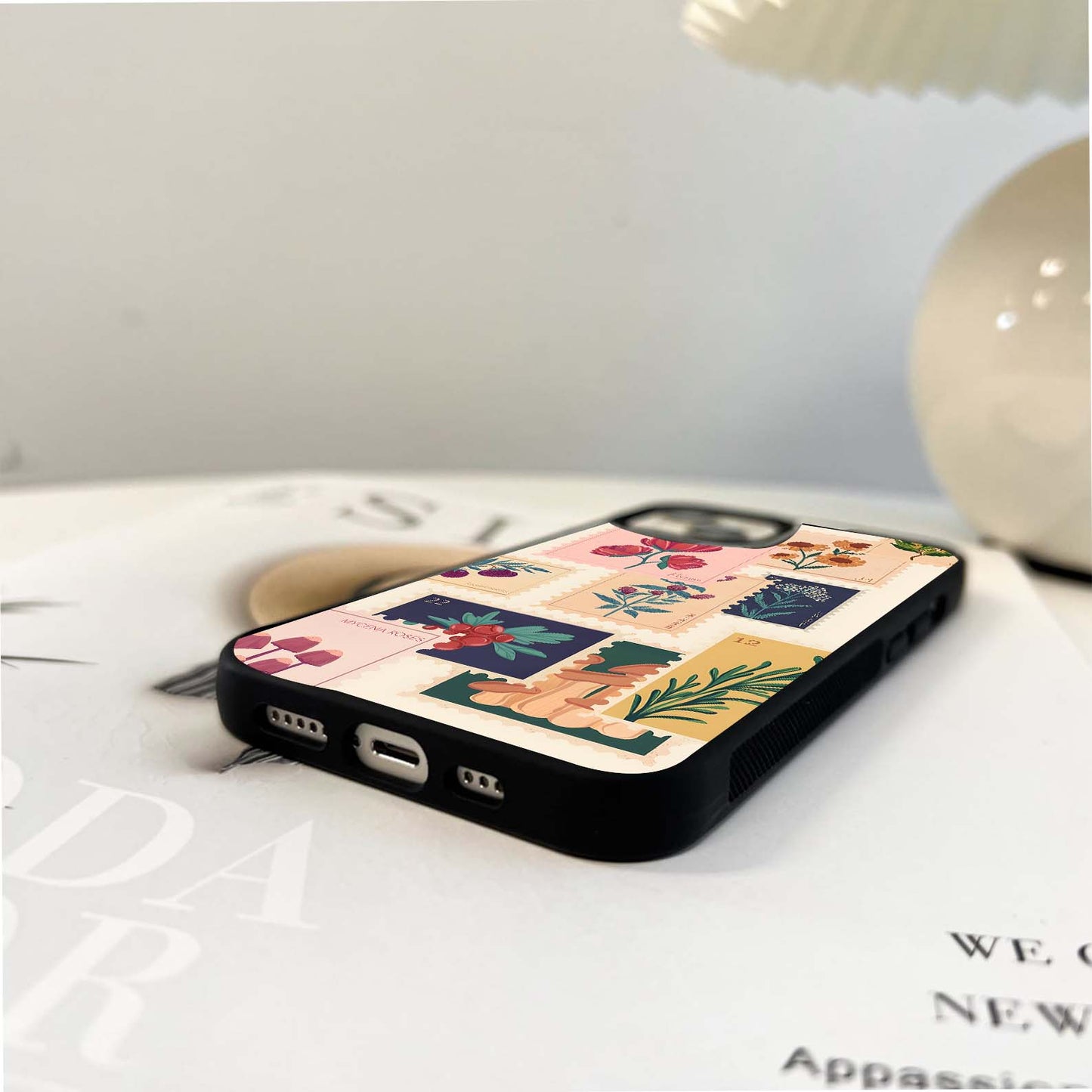 Botanical Postage Glass Case