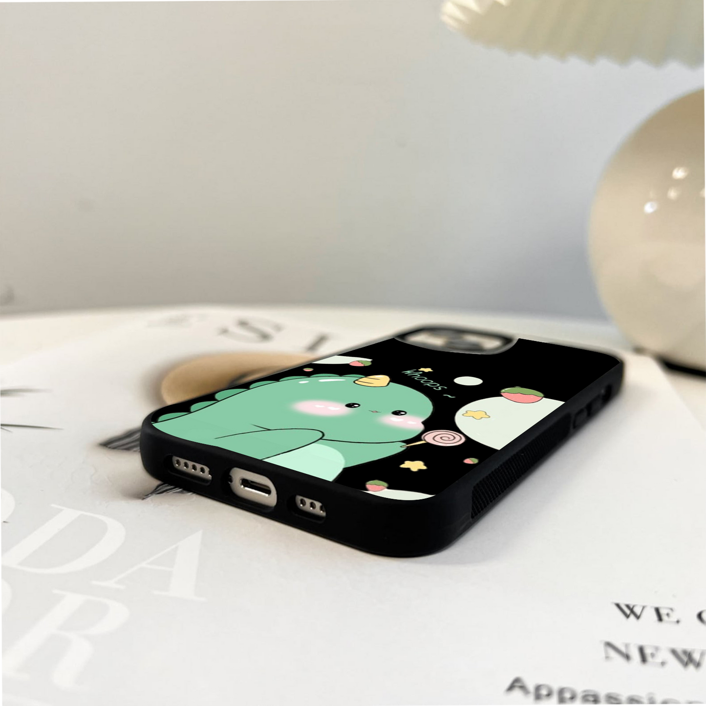 Whimsy Dino Dreams Glass Case