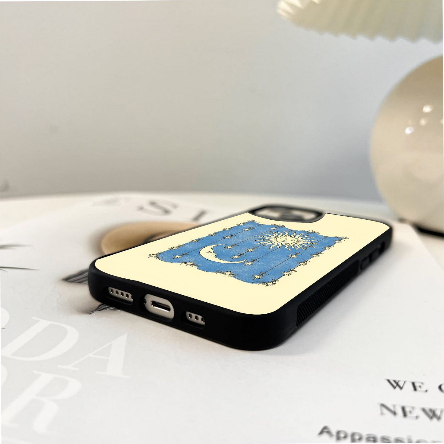 Cosmic Sun Mood Glass Case