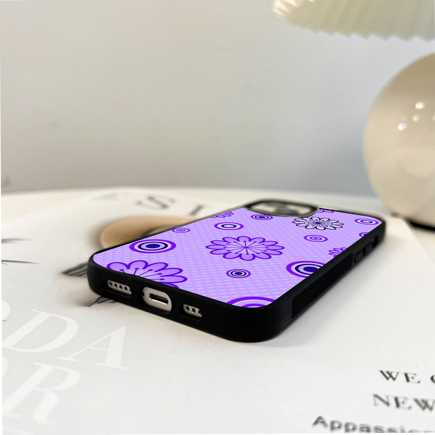 Retro Bloom Pop Glass Case