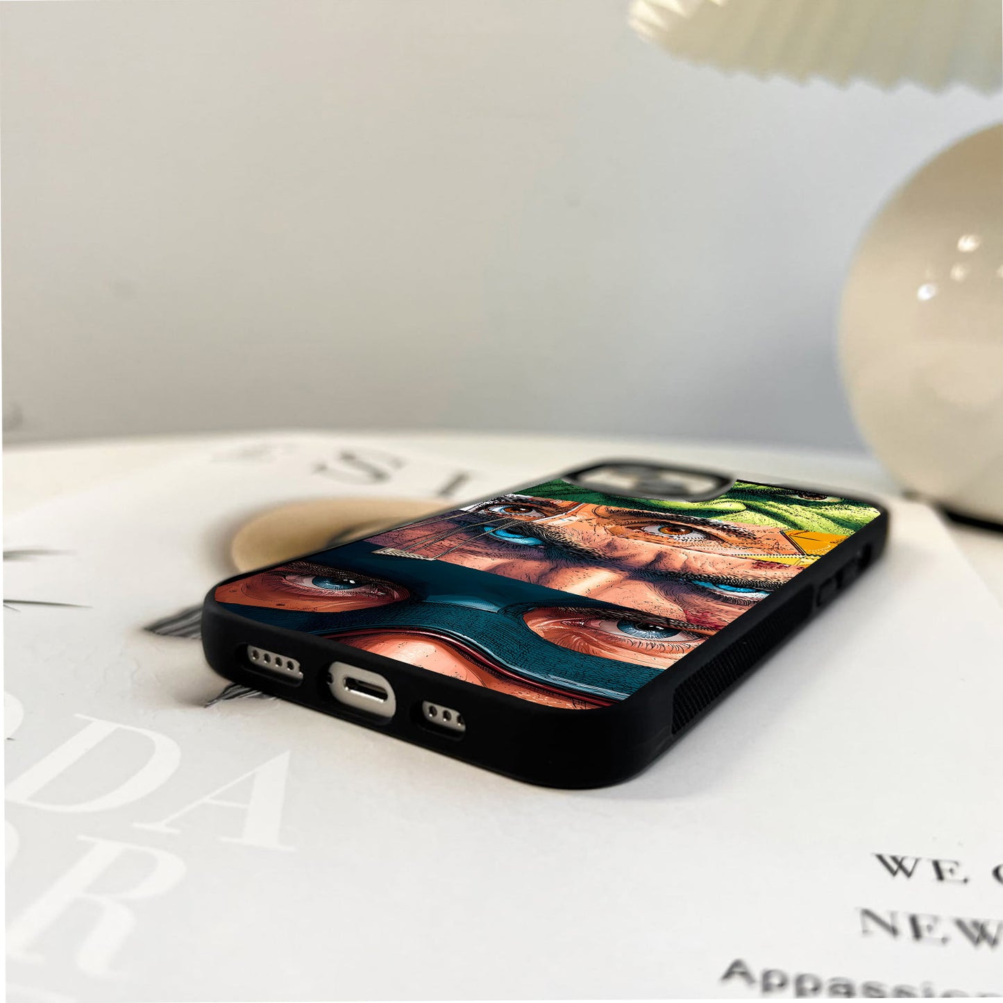 Marvel Character Collage Glass Case