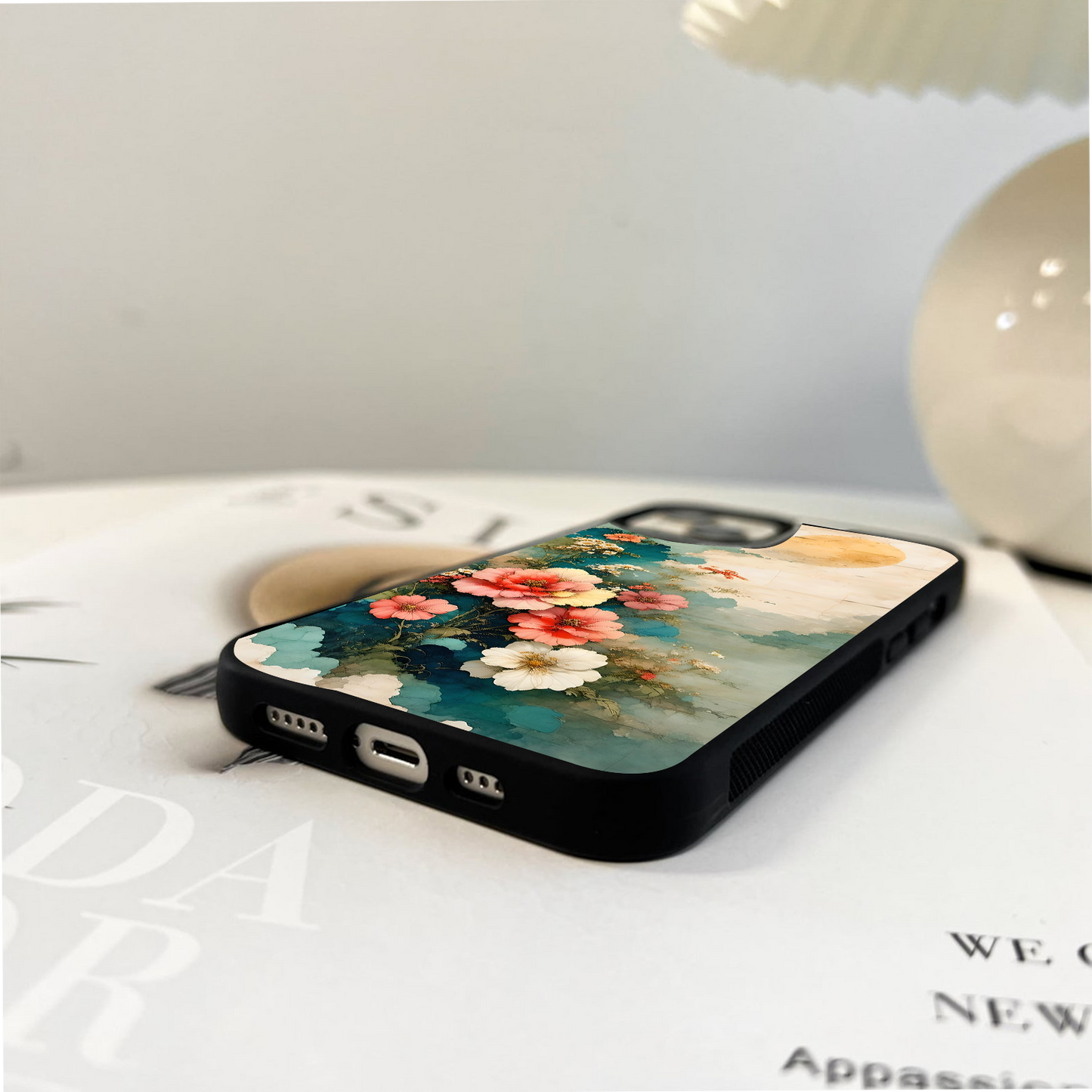 Petals In Bloom Glass Case