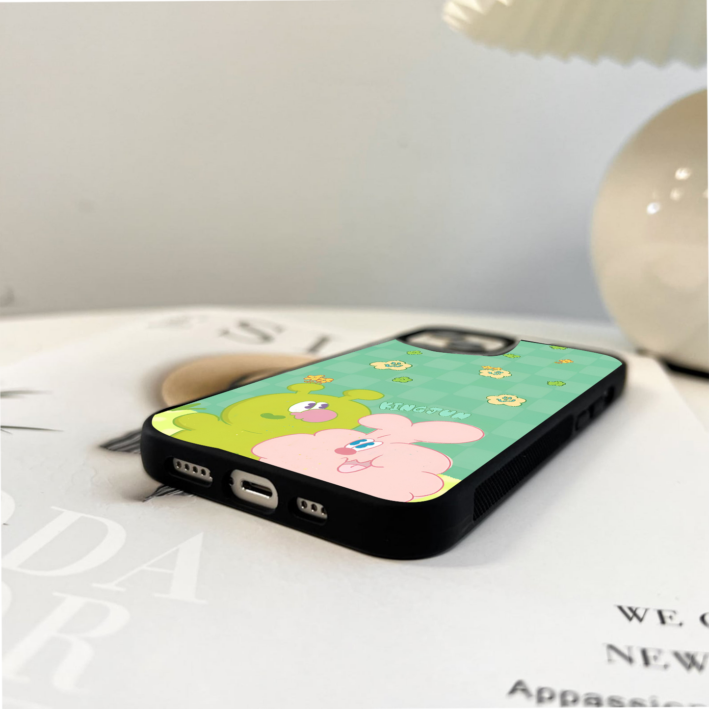 Bubbly Bloom Buds Glass Case