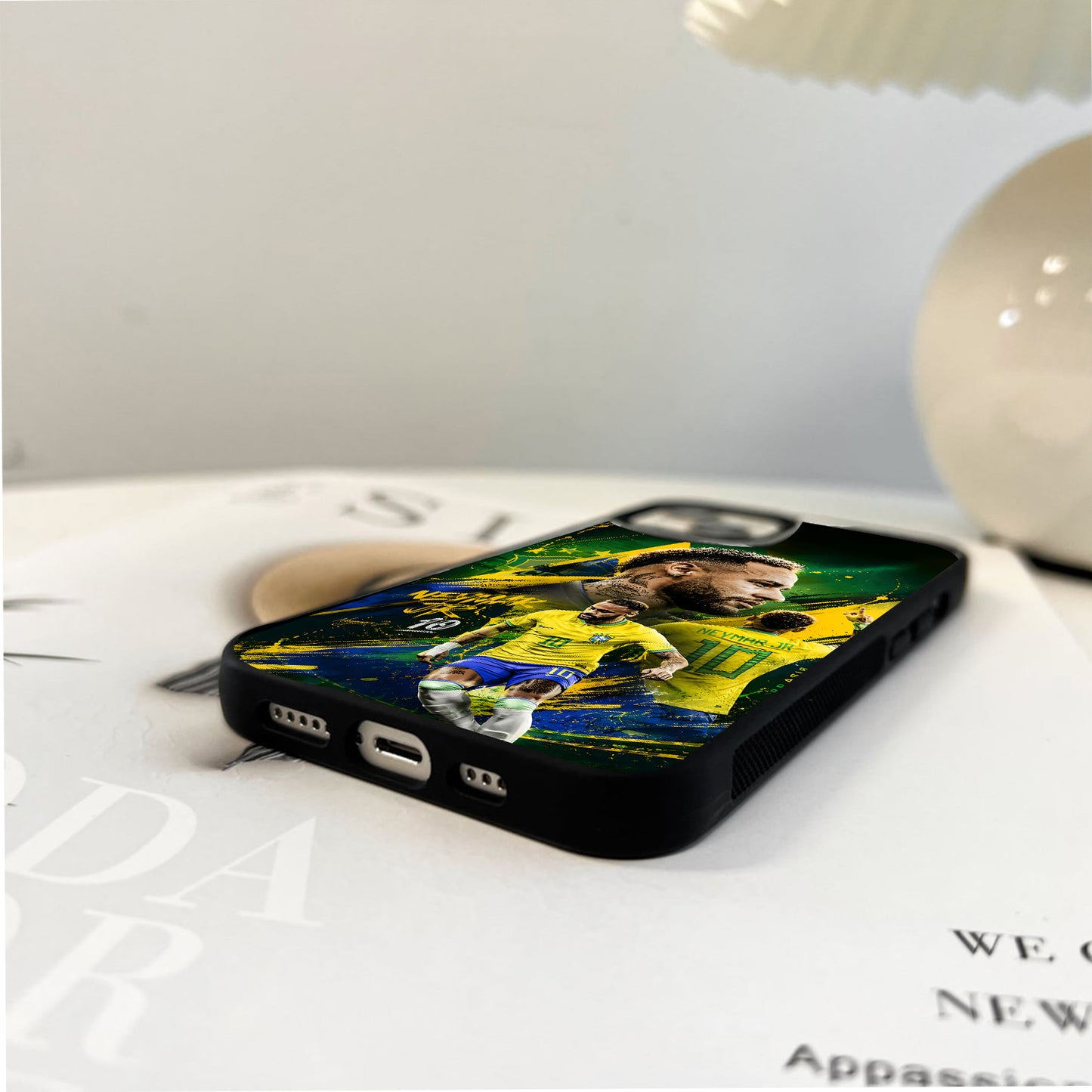 Neymar Brazil Number Ten Glass Case