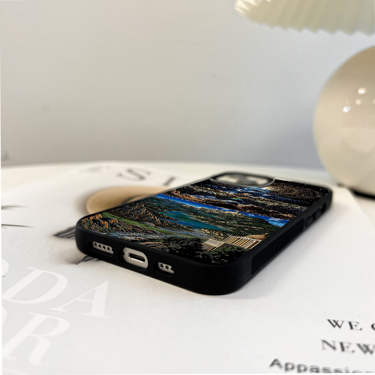 Celestial Dreamscape Glow Glass Case