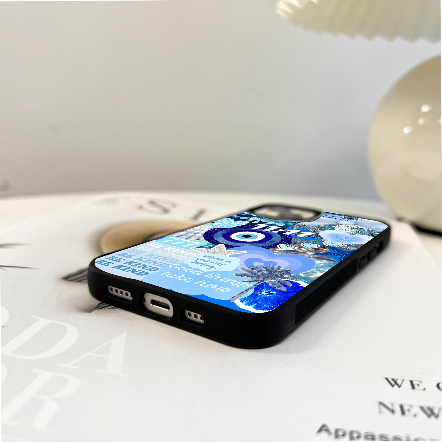 Aesthetic Be kind Eye Glass Case