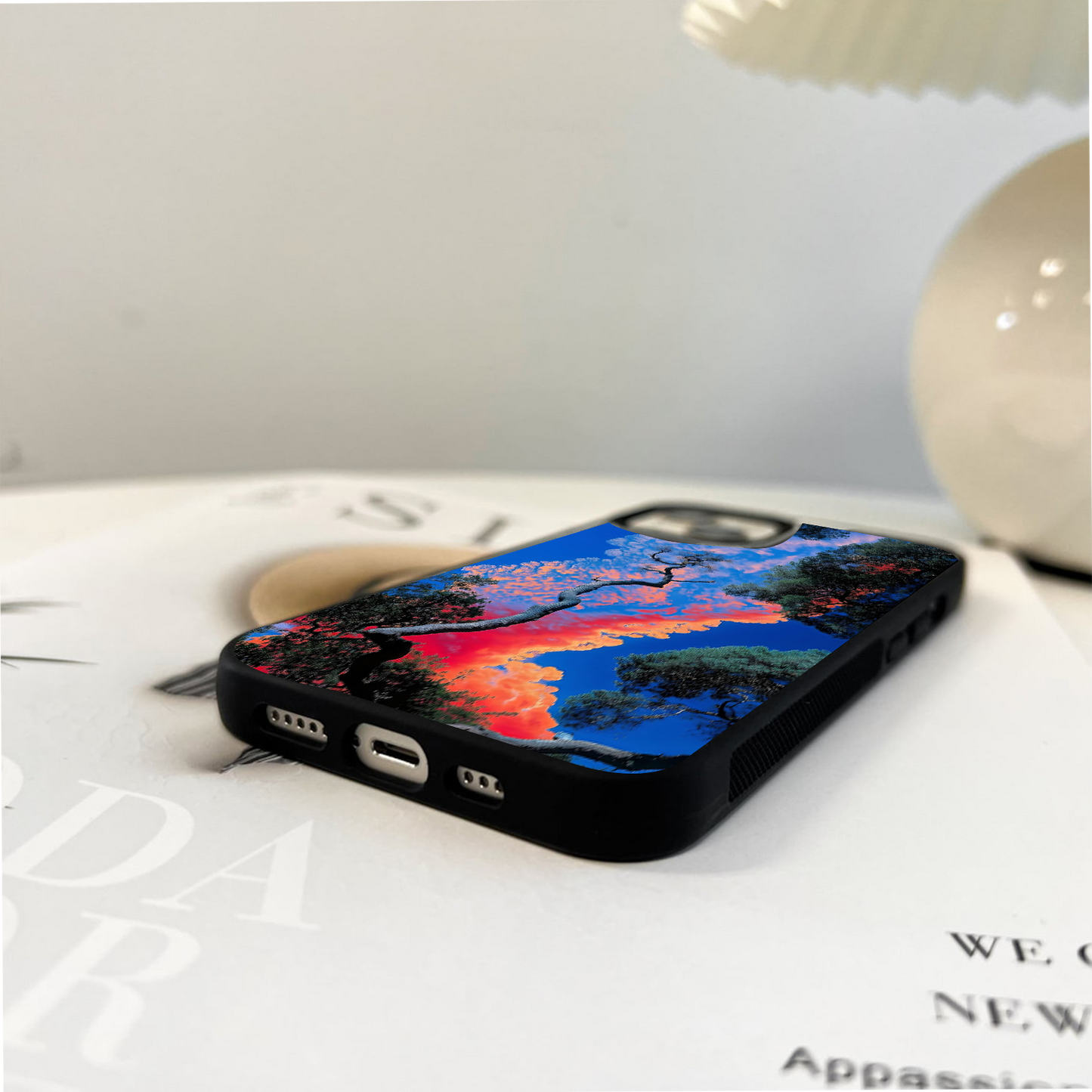 Skyfire Tree Magic Glass Case