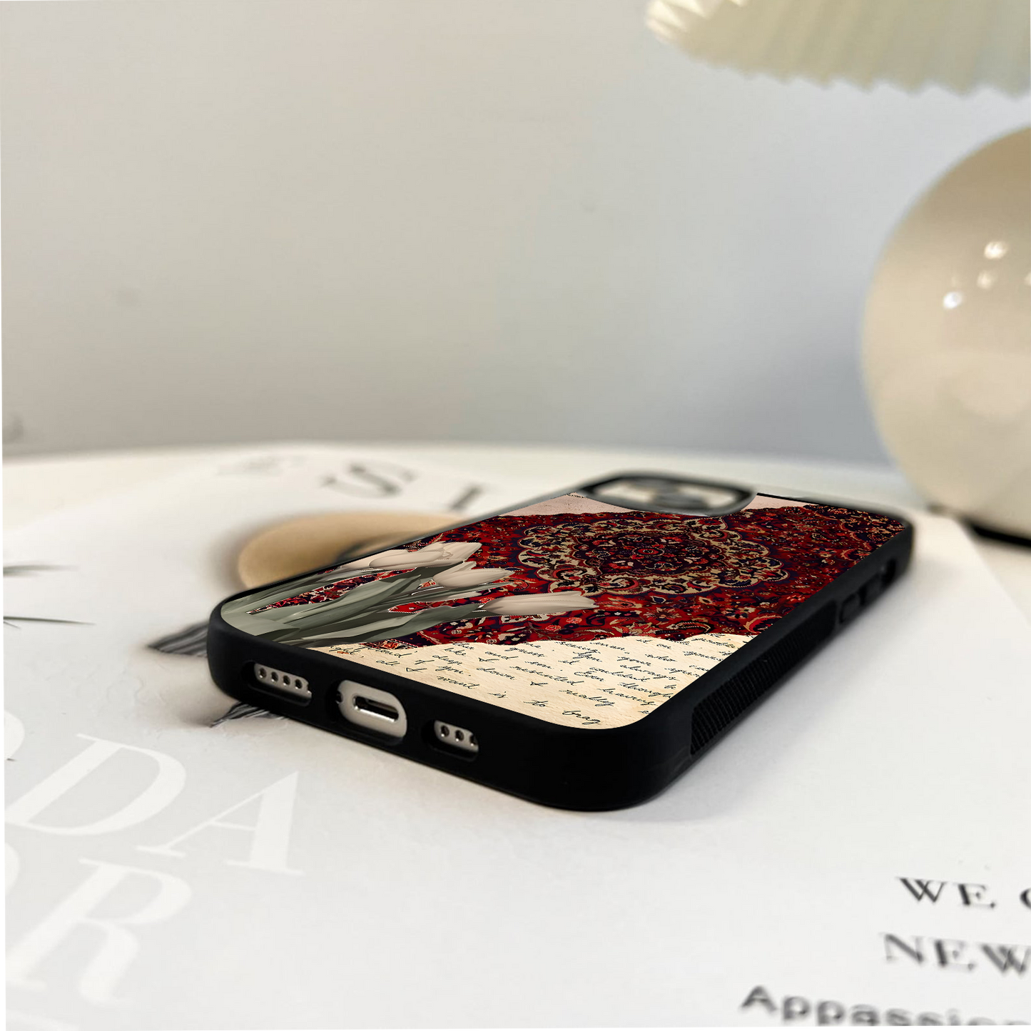 Vintage Oriental Grace Glass Case