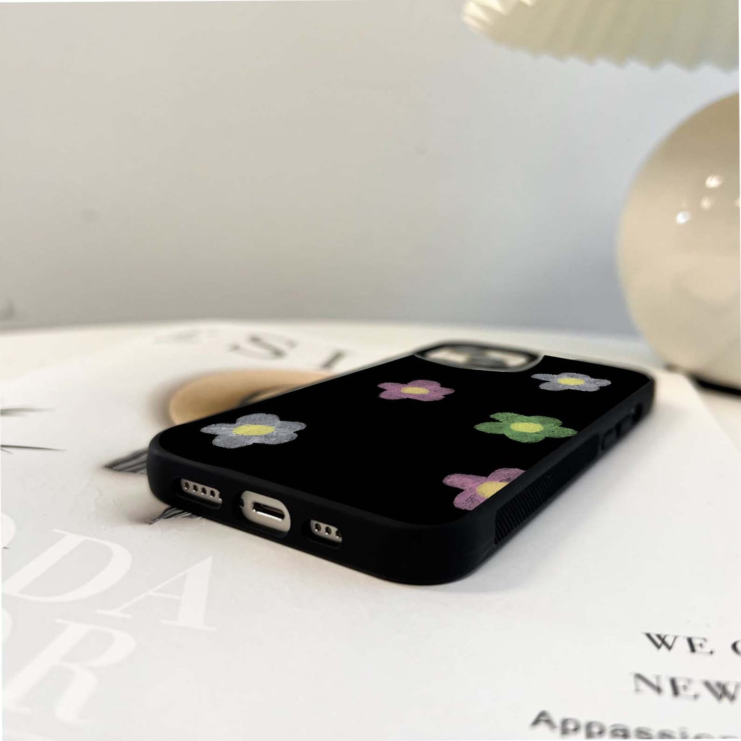 Crayon Flower Play Glass Case