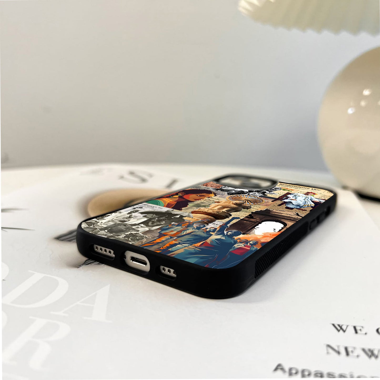 India Freedom Legacy Glass Case
