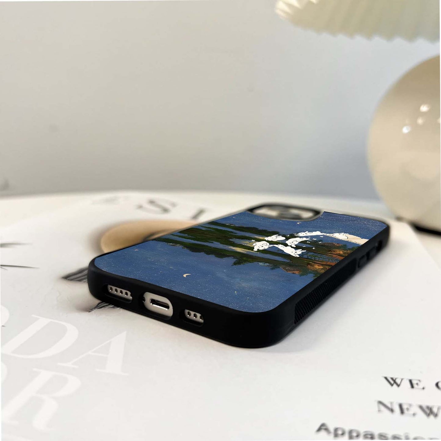 Dreamland Bunny Leap Glass Case