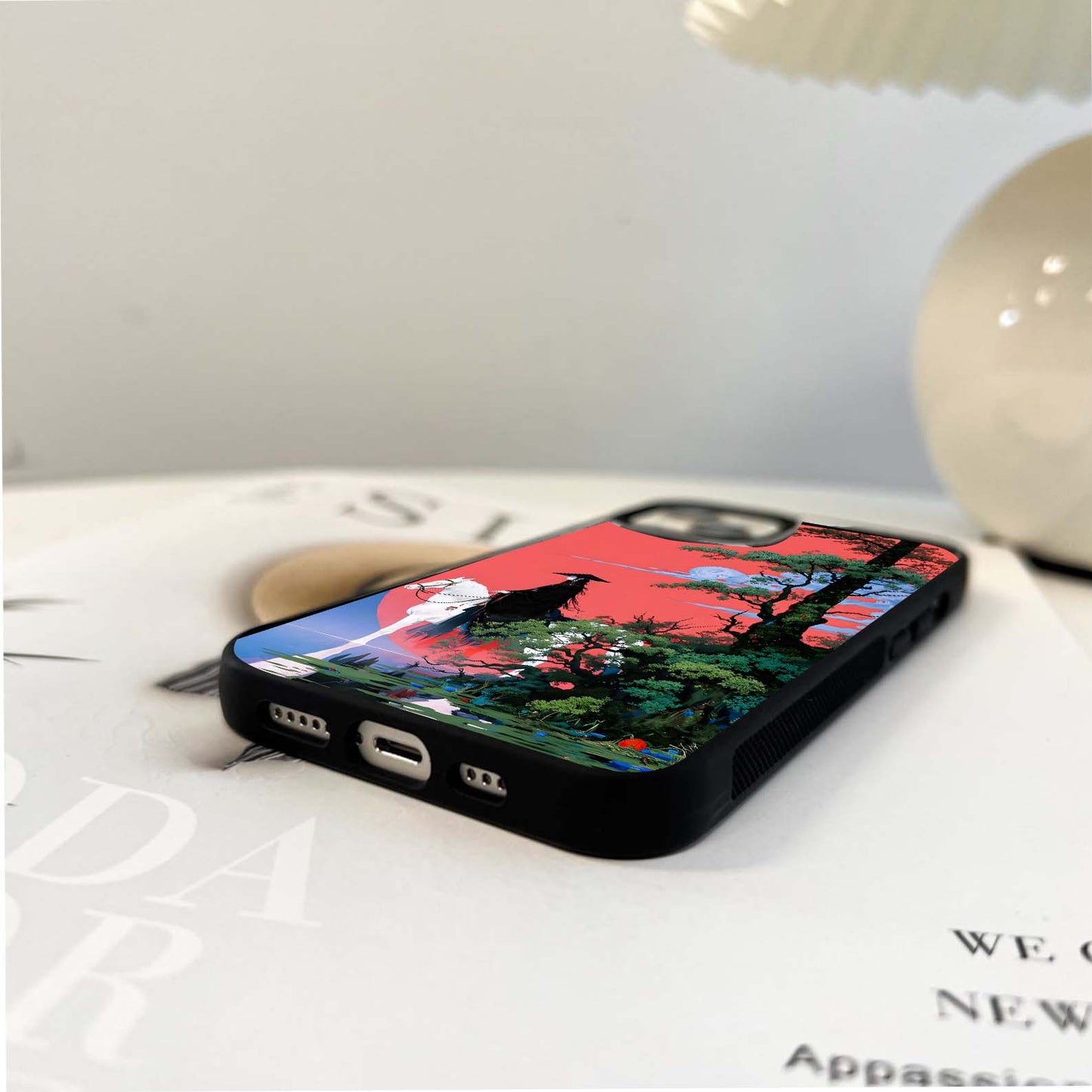 Crimson Samurai Glass Case