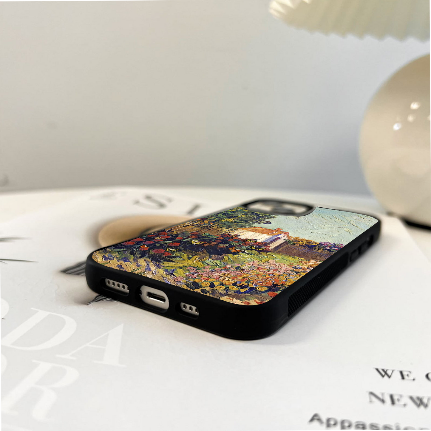 Bubble Blossom Cottage Glass Case