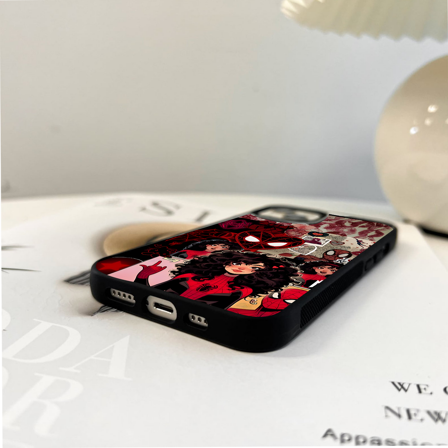 Spider Love Story Glass Case