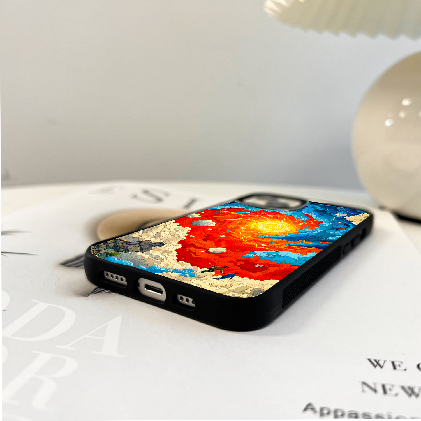 Love Beyond Skies Glass Case